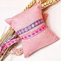 Lint armbandje Love diamond