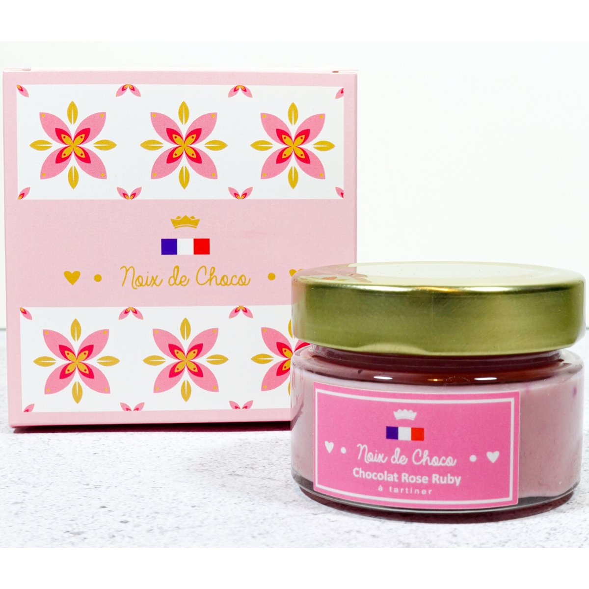 CAJA PARA UNTAR DE CHOCOLATE ROSE RUBY
