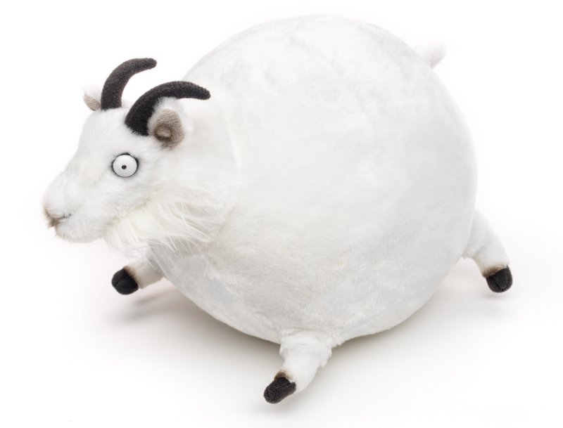 ROLLIN 'WILD - mountain goat - 22 cm (length) - plush toy by Uni-Toys