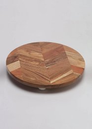 Plato para servir | Acacia elevada de madera de acacia | Mármol