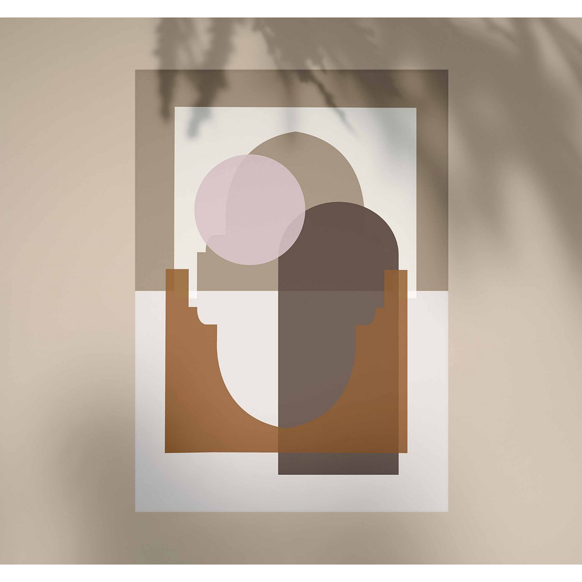 A3 Poster - Marrakech Zonsopgang - Beige