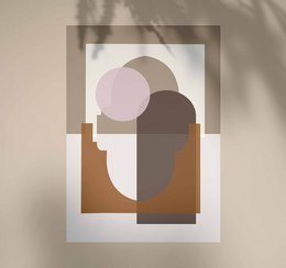 Poster A3 - Alba di Marrakech - Beige