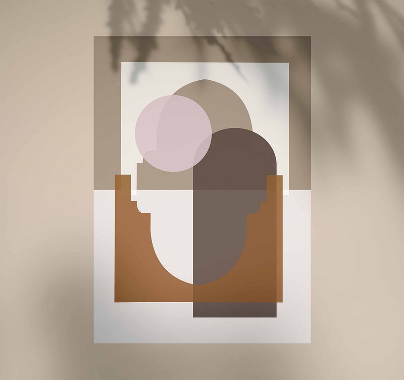 Poster A3 - Alba di Marrakech - Beige