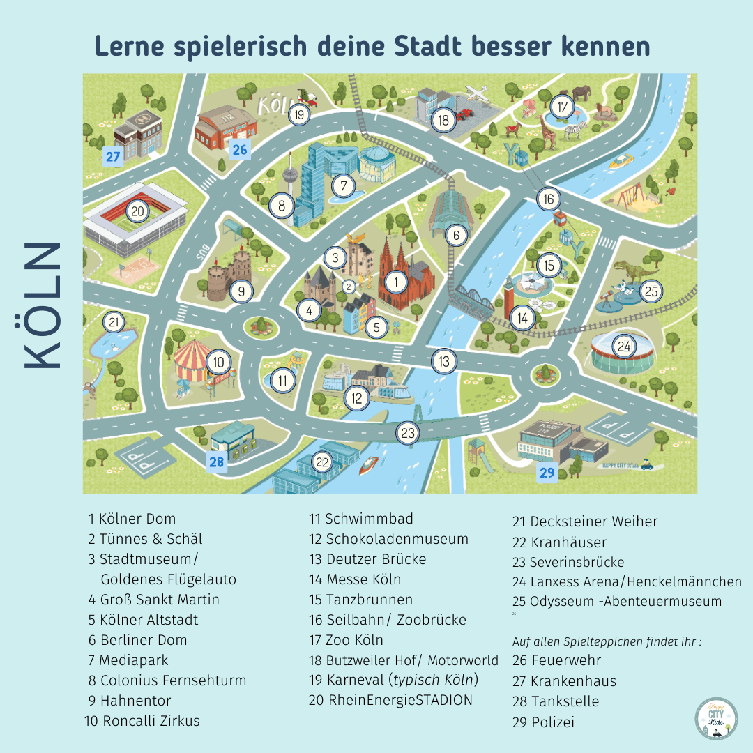 Spielteppich KÖLN