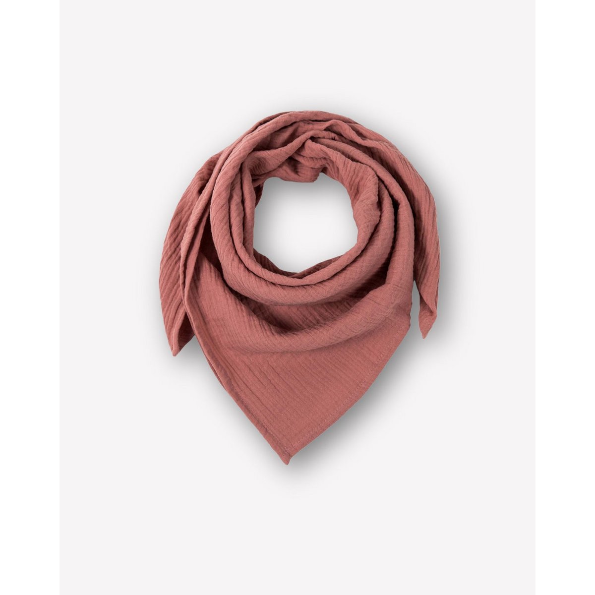 Écharpe enfant en mousseline • Vieux rose