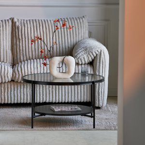 Kiana ronde salontafel [zwart]