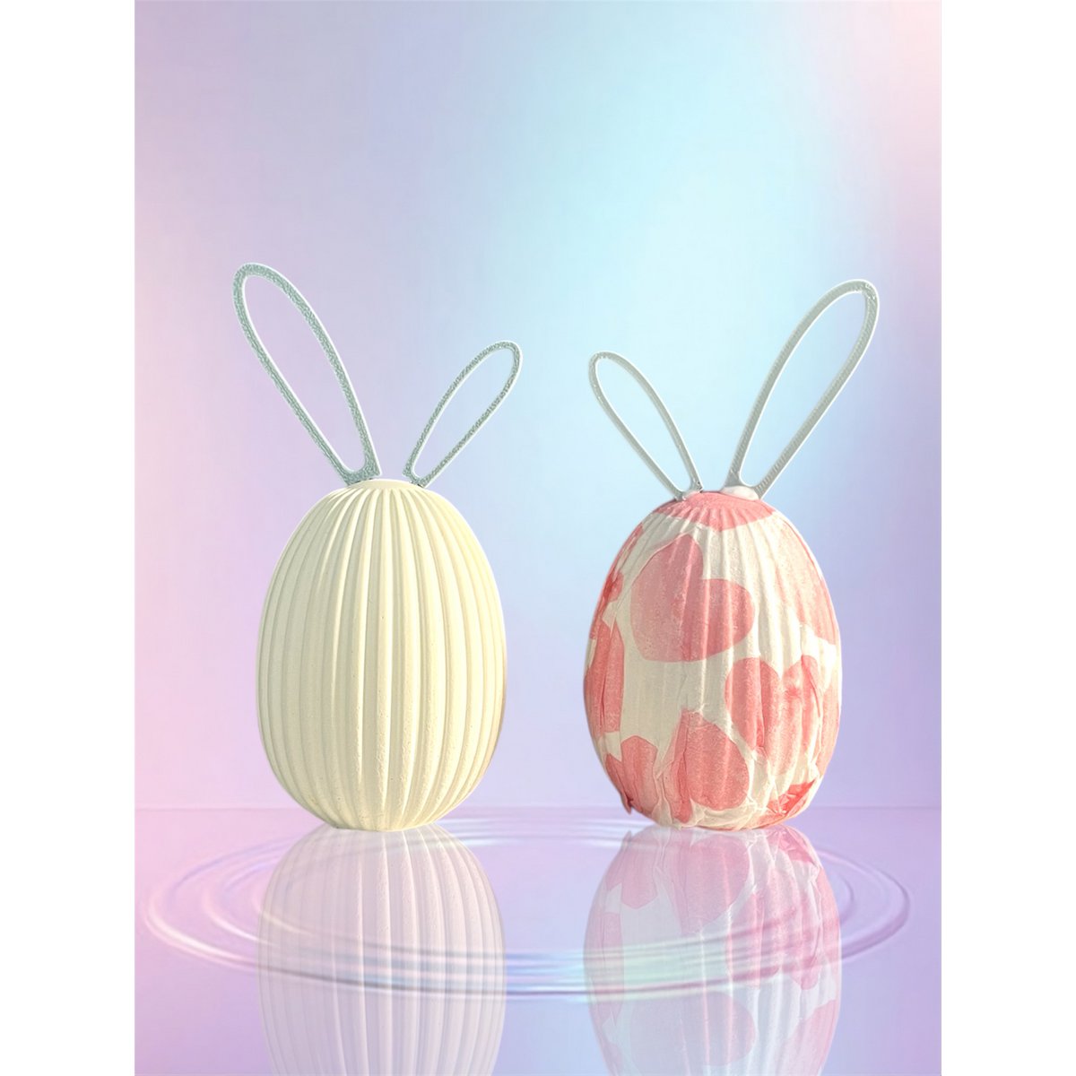 Enestående! Dejlig påskeharindretning med aftagelige bunnyører