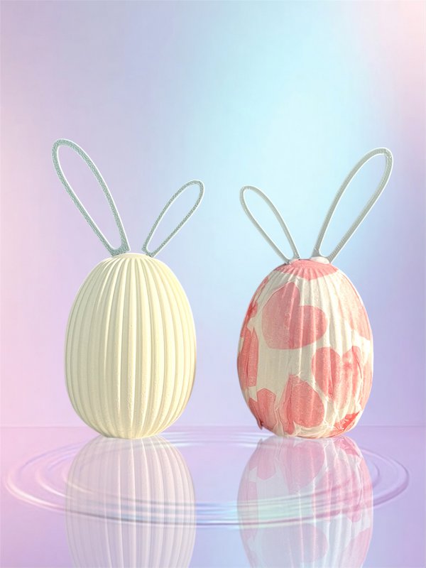 ¡Único! Preciosa decoración de conejito de pascua con orejas de conejito extraíbles