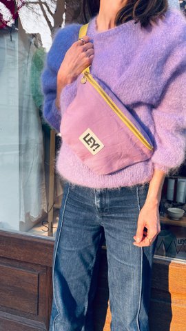LEI! Heuptasje – LILA GEEL