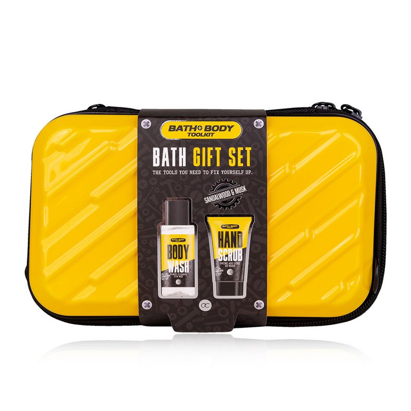 Gavesæt til Men Bath + Body Toolkit i hård skalpose