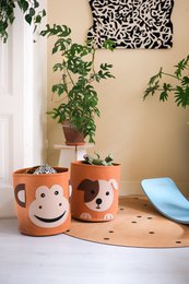 Storage Basket Children's Room - Monkey