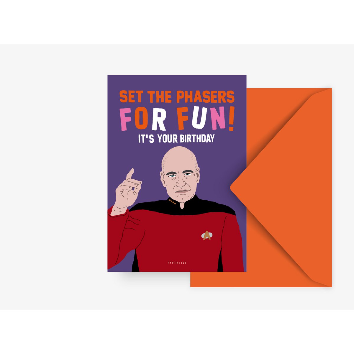 Postkarte / Phasers For Fun