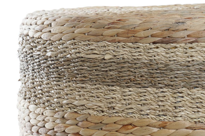 PODNÓŻEK Z WŁÓKNA TRAWY MORSKIEJ 63X63X39 63 NATURALNY MB185187