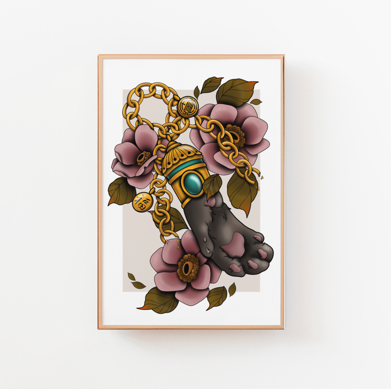 Catpaw - Fine Art Print