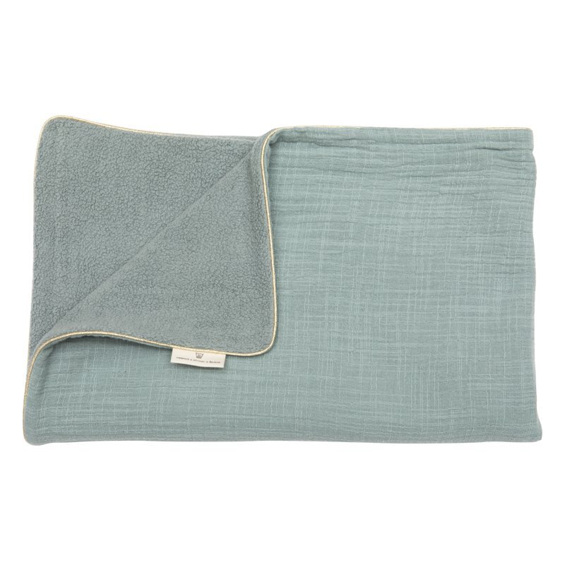 Baby crib blanket Tetra Mint Teddy Coin