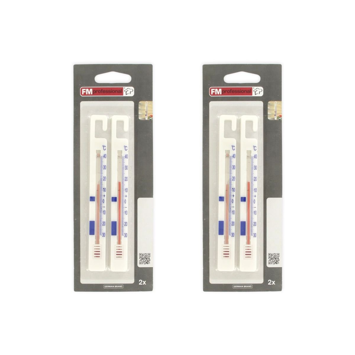 Set van 4 FM Professionele koelkastthermometers