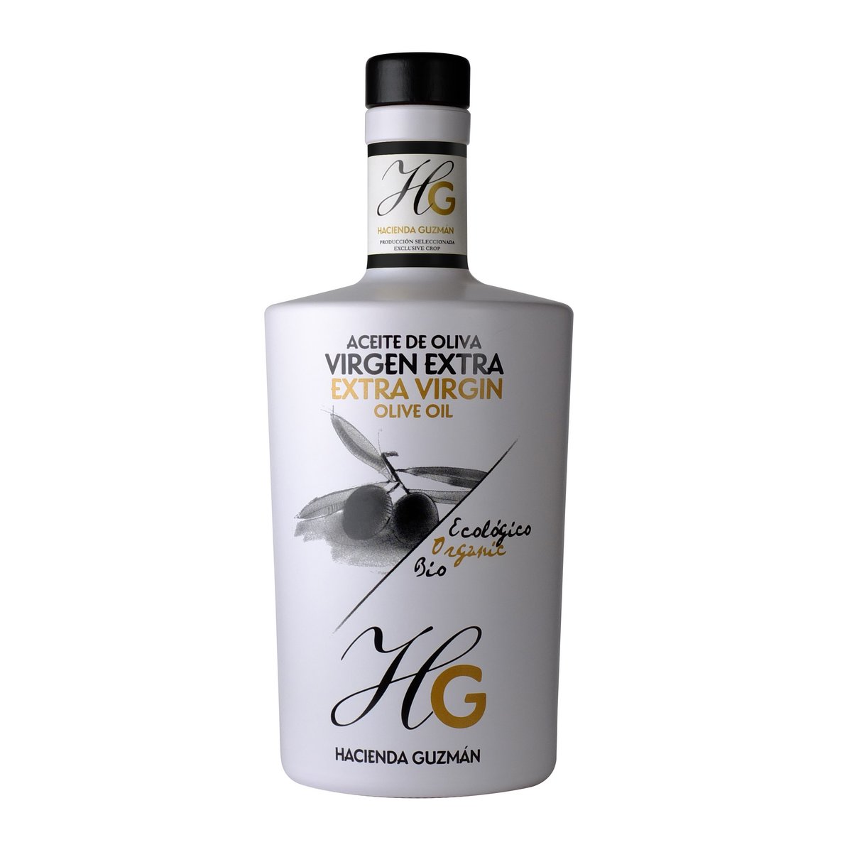 Hacienda Guzman - Olivenolie Coupage - Hvid flaske 500 ml - BIO