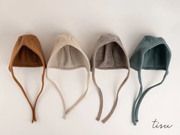 TISU baby bonnet, Ecru
