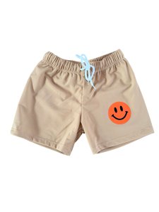 Badehose Smiley Orange - Braun