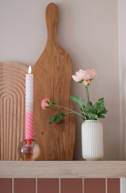 Vela LED en forma de remolino Amour Toujours - Juego de 2
