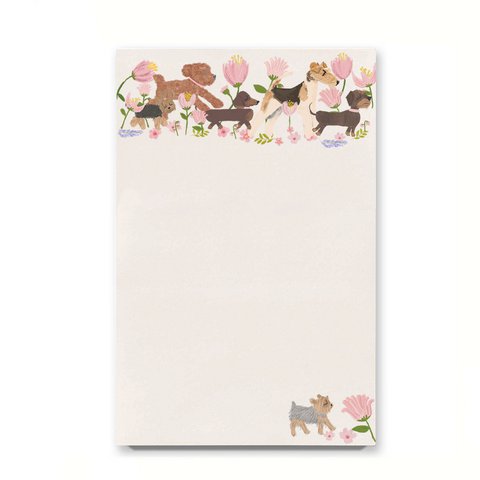 Dogs Garden Notepad
