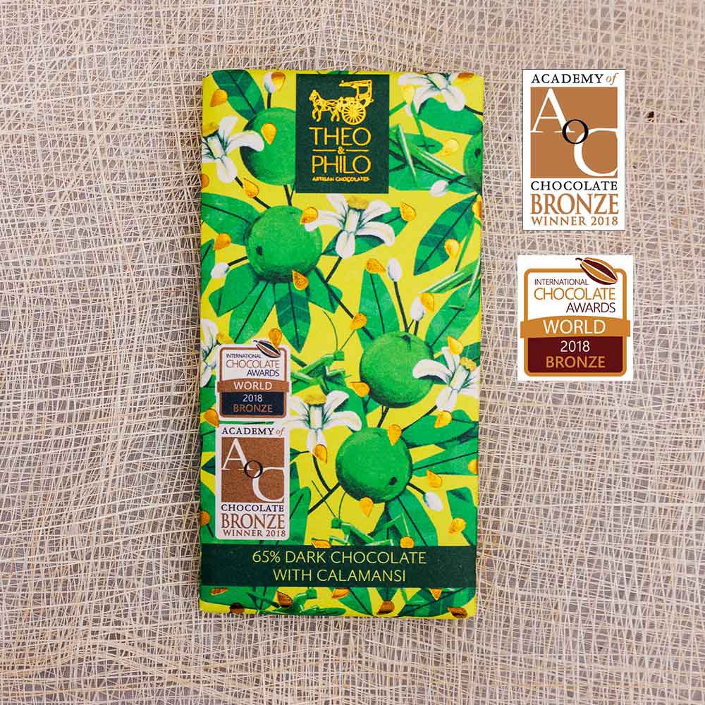Chocolat noir 65% aux agrumes Calamansi