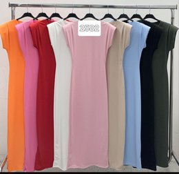 Dress in comfortable ribbed fabric