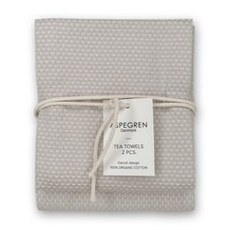 Torchons – Gastro – Gris Clair (Chacun avec 2)