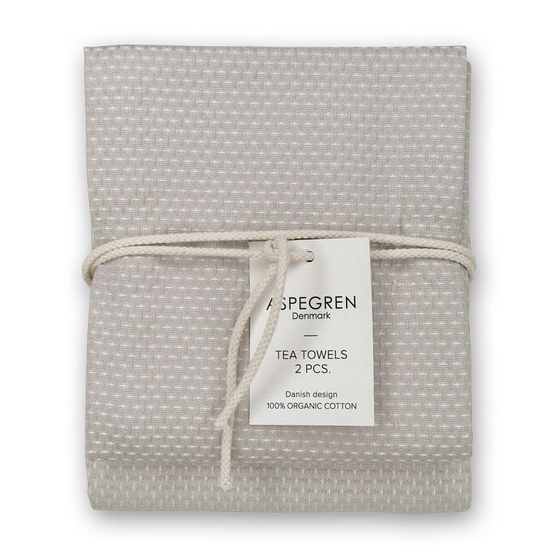 Torchons – Gastro – Gris Clair (Chacun avec 2)