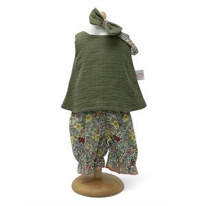 Tunic Set moss green 42-46cm