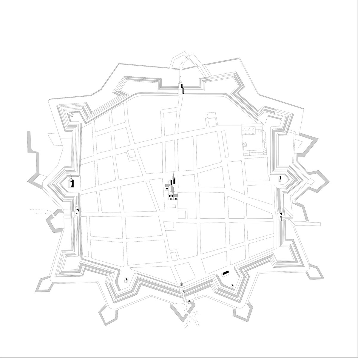 DUBBEKIND stadsmuur