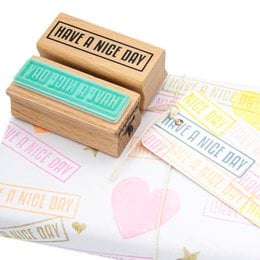 Have a Nice Day, Rubber Stamp – Perfect for Stationery & Gift Shops