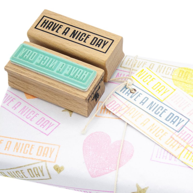 Have a Nice Day, Rubber Stamp – Perfect for Stationery & Gift Shops