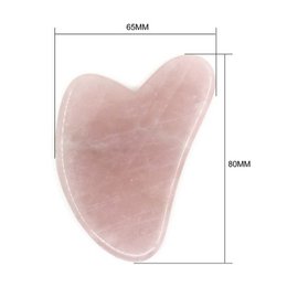 Set van 11 + 1 gratis - Rozenkwarts Gua Sha met deksel