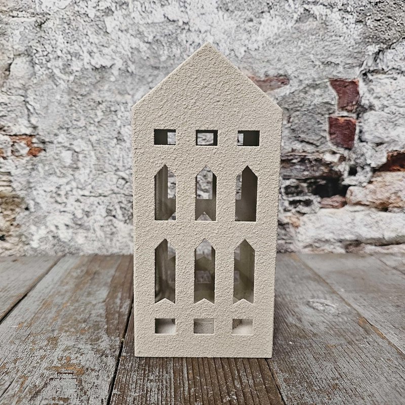 Leyu huis creme 10x20cm (45014)