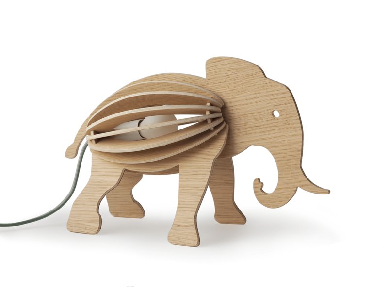 Elefant børnelampe - ZOOO Savane