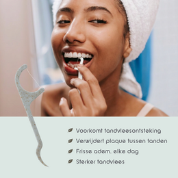 Flosser-50-Stücke mit Green-Goose-Bio-Basis