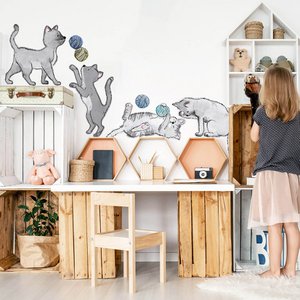 Muursticker | Katten