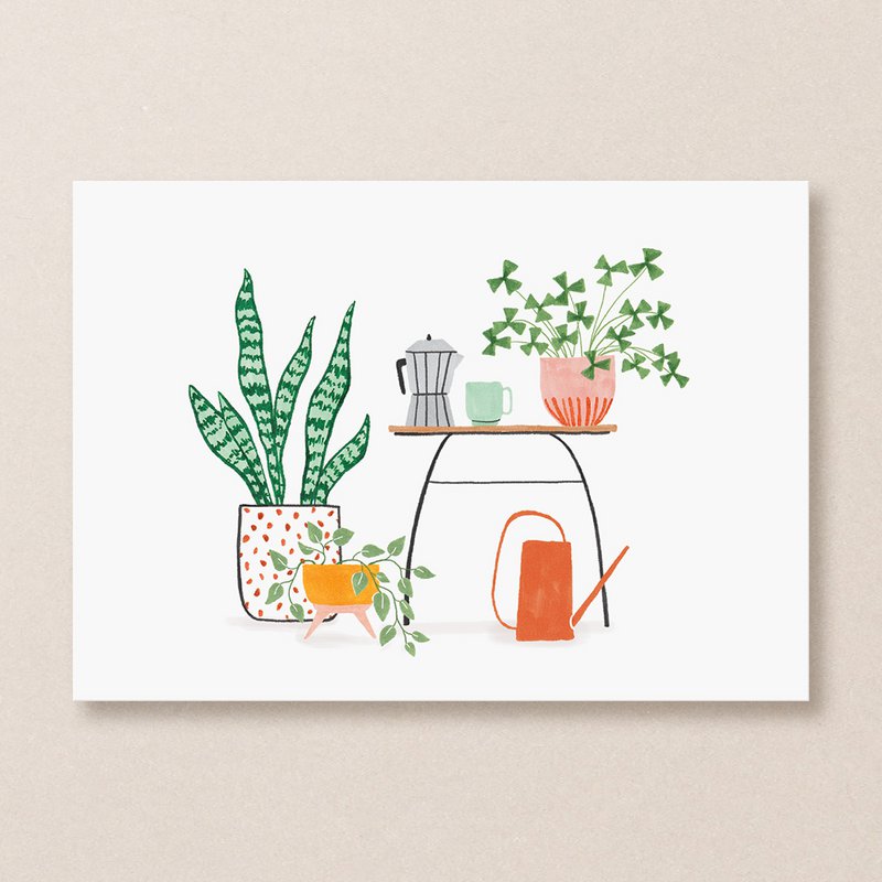 Postkaart | Planten en Koffie