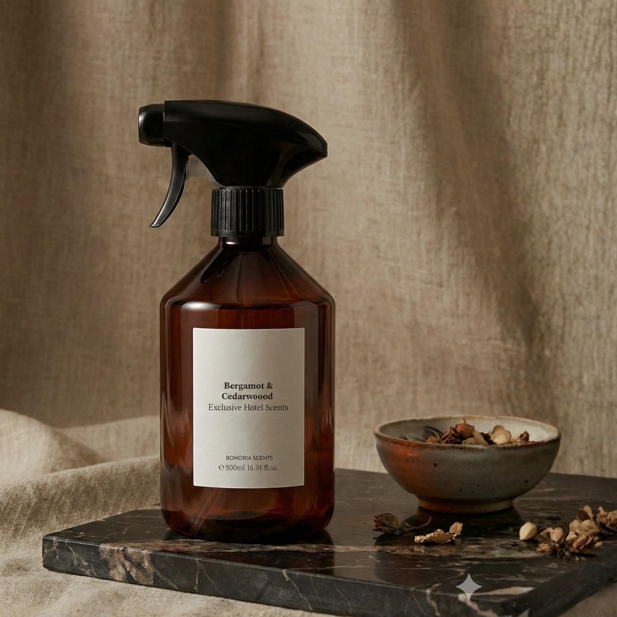 Bergamot & Cedarwood Room Spray 500ml – Hotel Scents