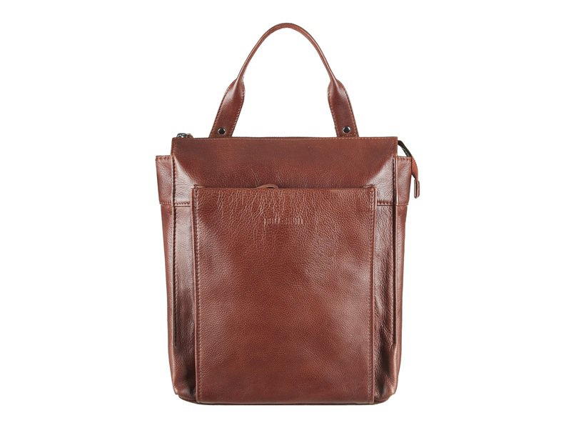 POCKET BAGPACK borsa zaino in pelle cognac