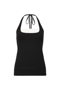 Neckholder-Oberteil mit künstlichem Cape