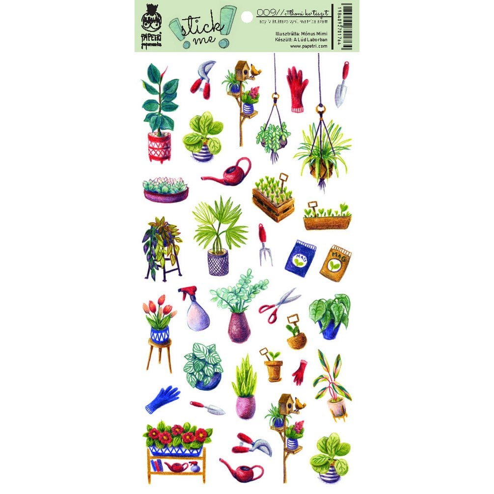 Feuille transparente d'autocollants imperméables - jardinage domestique