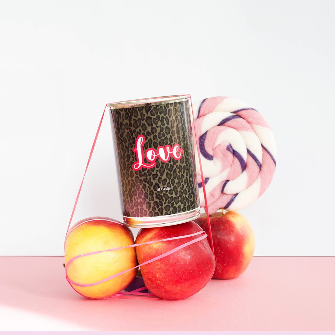 Kit to sow "love" made in France