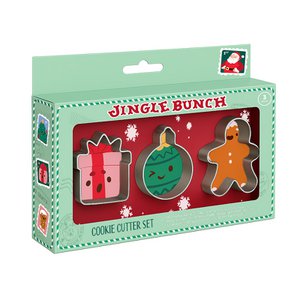 Jingle Bundel kerstkoekjesuitsteker set van 3