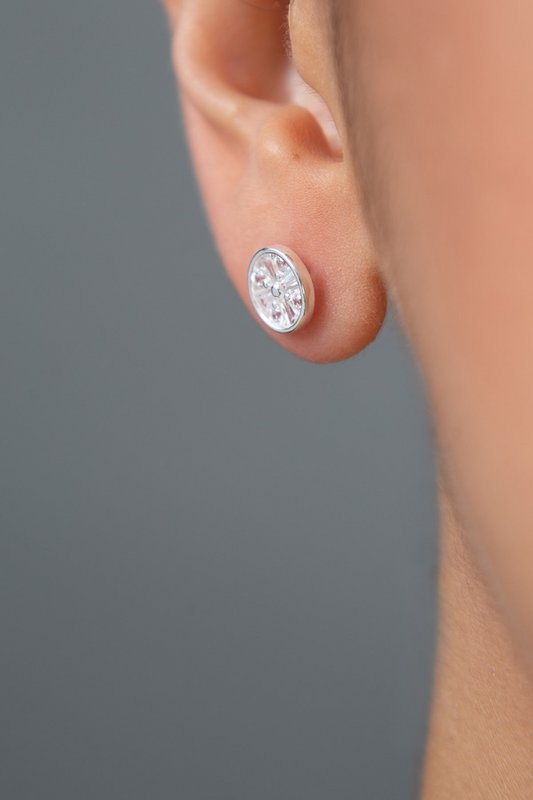 MANDALA STUD EARRINGS