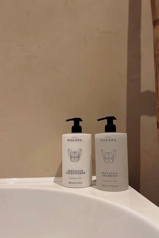 Følsom hundeshampoo