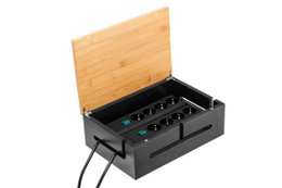 Cable Management Box, Black