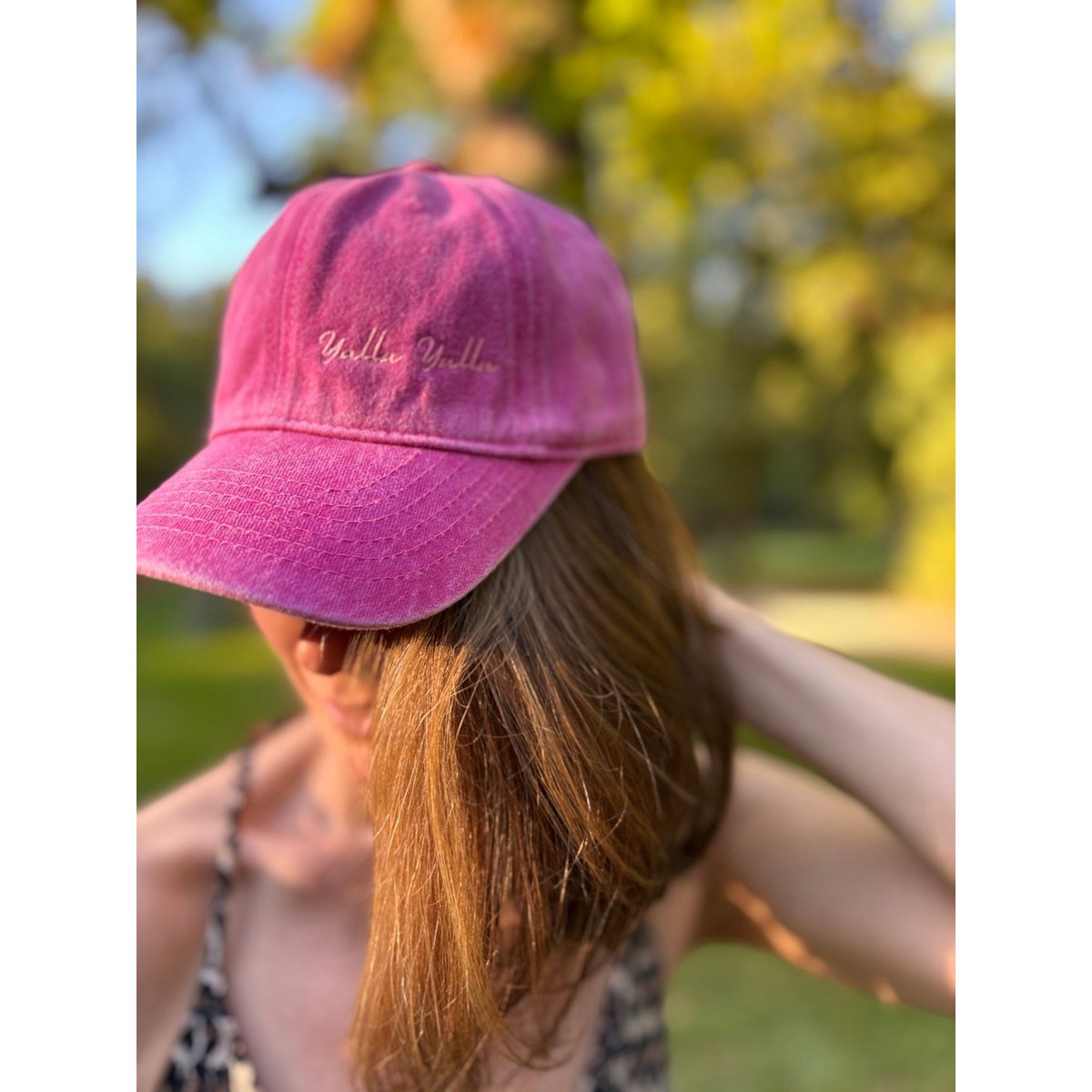 LAW! "Yalla Yalla" Cap in Pink Copy