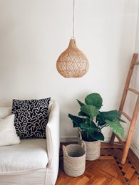 Mandala Lampshade Natural Cross